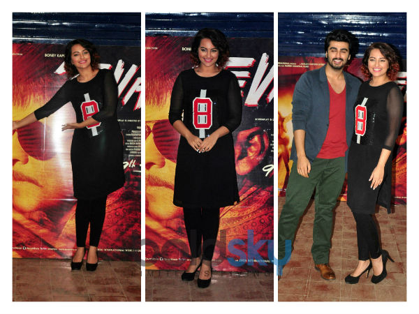 Sonakshi Trendy Huemn Style At Promo