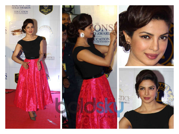 priyanka chopra at lions gold awards 2015