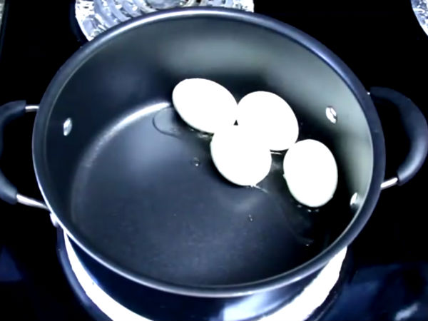 Nothing matches the taste of the dhaba food. The spicy dal tadka, varieties of paneer curries and the hot rotis straight from the tandoor are simply mouthwatering. There are many dhaba style recipes that you can try at home too! Dhaba recipes are very popular in India for its amazing taste and aroma. Foodies try hard to find out what spices and procedure do the dhaba cooks use to prepare such lip smacking dishes. So, today we have a egg recipe which is prepared using the dhaba style procedure and ingredients. This dhaba style egg curry is sure to delight your taste buds and a break from the regular egg curries. Take a look at the recipe of dhaba style egg curry. Serves: 4 Preparation time: 10 minutes Cooking time: 20 minutes All you need Boiled eggs- 4 (peeled) Onions- 2 (finely chopped) Ginger garlic paste- 1tbsp Green chillies- 2 (slit) Turmeric powder- 2tsp Red chilli powder- 1tsp Dhaniya (coriander) powder- 2tsp Jeera (cumin) powder- 1tsp Amchoor powder- 1tsp Garam masala powder- 1/2 tsp Salt- as per taste Black pepper powder- 1 1/2 tsp Cumin seeds- 1tsp Cinnamon stick- 1 Cardamoms- 2 Bay leaf- 1 Oil- 4tbsp Procedure 1. Heat two tablespoon of oil in a pan and fry the eggs with salt and a teaspoon of turmeric powder till they turn golden brown. 2. Once done, transfer them to a bowl and keep it aside. 3. To the same pan add cinnamon, cardamoms, bay leaf and jeera seeds. Allow them to splutter. 4. Add chopped onions and fry for 4-5 minutes on medium flame. 5. Then add ginger garlic paste, turmeric powder and red chilli powder and saute for 3-4 minutes. 6. Add the green chillies, black pepper powder, dhaniya powder, jeera powder and salt. Cook for another 3-4 minutes. 7. Add very little water and mix well. Then add the amchoor powder and garam masala powder. 8. Now add the fried eggs and a cup of water. Simmer the gravy on medium flame for about 3-4 minutes. 9. Once done, switch off the flame and serve. Dhaba style egg curry recipe is ready to be served. Serve this spicy delight with rice or rotis. Tip Prick the boiled eggs with a toothpick or fork before frying and to anhance the taste of the curry, cook it in mustard oil. Nothing matches the taste of the dhaba food. The spicy dal tadka, varieties of paneer curries and the hot rotis straight from the tandoor are simply mouthwatering. There are many dhaba style recipes that you can try at home too! Dhaba recipes are very popular in India for its amazing taste and aroma. Foodies try hard to find out what spices and procedure do the dhaba cooks use to prepare such lip smacking dishes. So, today we have a egg recipe which is prepared using the dhaba style procedure and ingredients. This dhaba style egg curry is sure to delight your taste buds and a break from the regular egg curries. Take a look at the recipe of dhaba style egg curry. Serves: 4 Preparation time: 10 minutes Cooking time: 20 minutes All you need Boiled eggs- 4 (peeled) Onions- 2 (finely chopped) Ginger garlic paste- 1tbsp Green chillies- 2 (slit) Turmeric powder- 2tsp Red chilli powder- 1tsp Dhaniya (coriander) powder- 2tsp Jeera (cumin) powder- 1tsp Amchoor powder- 1tsp Garam masala powder- 1/2 tsp Salt- as per taste Black pepper powder- 1 1/2 tsp Cumin seeds- 1tsp Cinnamon stick- 1 Cardamoms- 2 Bay leaf- 1 Oil- 4tbsp Procedure 1. Heat two tablespoon of oil in a pan and fry the eggs with salt and a teaspoon of turmeric powder till they turn golden brown. 2. Once done, transfer them to a bowl and keep it aside. 3. To the same pan add cinnamon, cardamoms, bay leaf and jeera seeds. Allow them to splutter. 4. Add chopped onions and fry for 4-5 minutes on medium flame. 5. Then add ginger garlic paste, turmeric powder and red chilli powder and saute for 3-4 minutes. 6. Add the green chillies, black pepper powder, dhaniya powder, jeera powder and salt. Cook for another 3-4 minutes. 7. Add very little water and mix well. Then add the amchoor powder and garam masala powder. 8. Now add the fried eggs and a cup of water. Simmer the gravy on medium flame for about 3-4 minutes. 9. Once done, switch off the flame and serve. Dhaba style egg curry recipe is ready to be served. Serve this spicy delight with rice or rotis. Tip Prick the boiled eggs with a toothpick or fork before frying and to anhance the taste of the curry, cook it in mustard oil.