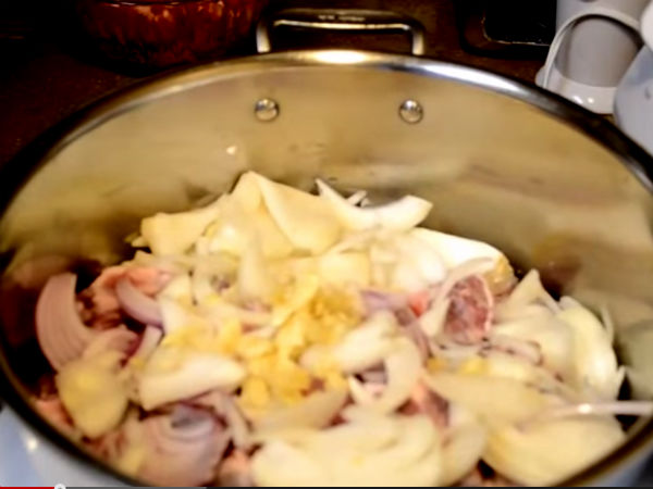 Gosht ka salan is basically a recipe that comes from the North-Western Frontier province that is now Pakistan. In India, this mutton curry is a part of the Mughlai cuisine. It is often rumoured that gosht ka salan was the favourite dish of Mughal emperor Shah Jahan. So if an Indian mutton curry can entice the taste-buds of a regal emperor, then we really should not have much doubts about its taste. This mutton curry can thus be called a very royal recipe. Gosht ka salan is not a very spicy recipe when compared to other Indian mutton recipes. This royal recipe from the bawarchi-khana of the Mughals can now be easily prepared in your own kitchen. Take a look at the recipe of gosht ka salan and give it a try. Serves: 4 Preparation time: 10 minutes Cooking time: 1 1/2 hours All you need Mutton- 1kg (cut into medium sized pieces) Oil- 1/2 cup Onions- 2 (finely chopped) Garlic – 1tbsp (crushed) Ginger- 2tbsp (chopped) Tomatoes- 4 (chopped) Yogurt- 2 cups Green chillies- 2 (chopped) Red chilli powder- 1tbsp Salt- as per taste Turmeric powder- 1tsp Shahi jeera (black cumin) powder- 1tsp Garam masala powder- 1tsp Coriander leaves- 2tbsp (chopped, for garnish) Procedure 1. Wash the mutton pieces properly with water. 2. Heat half a cup of water in a big pan and add the mutton pieces, onions, garlic, half of ginger, salt, tomatoes, turmeric powder and red chilli powder together. Mix well and keep the flame on high till it comes to a boil. 3. Once the ingredients of the pan start boiling, put a cover on the pan and reduce the flame to low. Allow the mutton to cook on low flame for an hour till it is completely cooked. 4. Once done, switch off the flame and keep the mutton aside. 5. Heat the oil in a pan and add the boiled mutton to it. Saute it for 10-12 minutes on medum flame. 6. Add green chillies and rest of the ginger to it and saute for 2-3 minutes. 7. Now add the yogurt and mix well. 8. Then add the shahi jeera powder and garam masala powder. Saute for 8-10 minutes on high flame. 99Once the oil separates from the masala, switch off the flame and garnish with chopped coriander leaves. Gosht ka salan is ready to be served. Enjoy this special mutton recipe with rice or parathas.