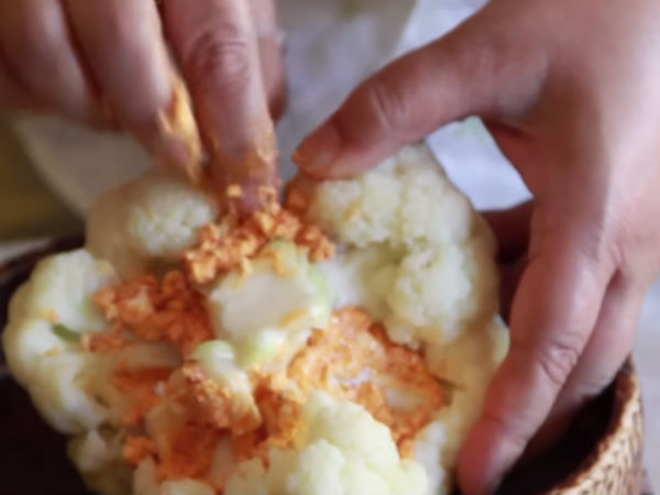 Spicy Tandoori Gobi Recipe(Without Oven)