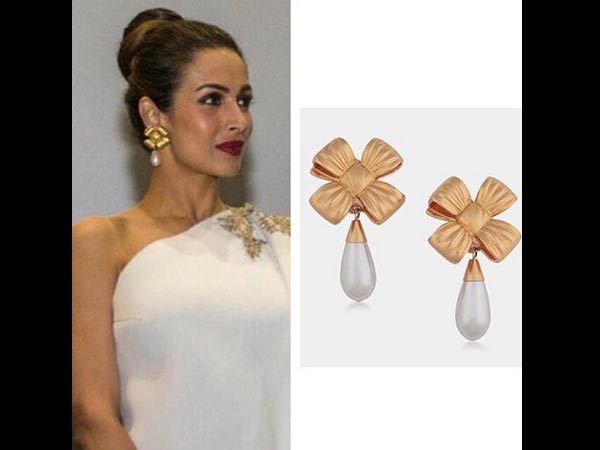 Malaika Arora Khan Gold Earrings