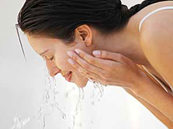 Wash your face twice a day