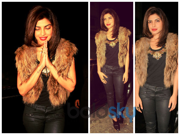 Priyanka Chopra at sanjay bday
