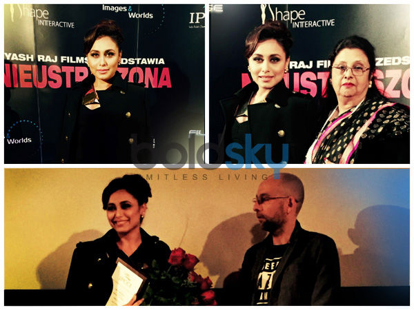Rani Mukerji In Black Dress | Rani Mukerji In Poland | Rani Mukerji In Dress