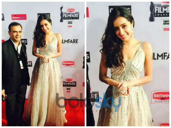 shraddha kapoor at filmfare 2015