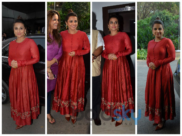 Vidya Balan Oozes Red In Prama