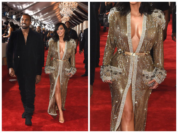 Kim Kardashian at grammy awards 2015