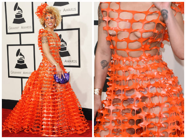 Joy Villa at grammy awards 2015