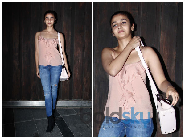 Alia Bhatt at queen party