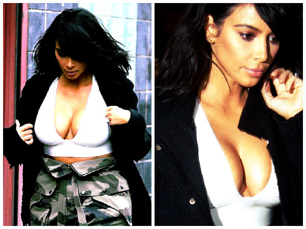 BRALESS AGAIN: Kim Kardashian Flaunts Her Assets