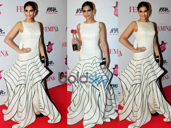 sonam kapoor at femina awards 2015 sonam kapoor at femina awards 2015