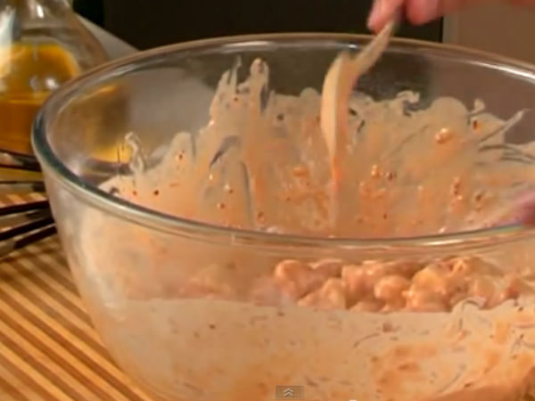 now add water to the bowl to make it to a paste