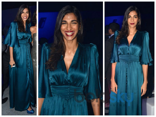 Anushka Manchanda In Turquoise & Gold 