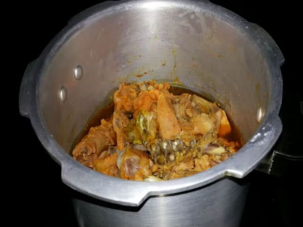 add spices to chicken