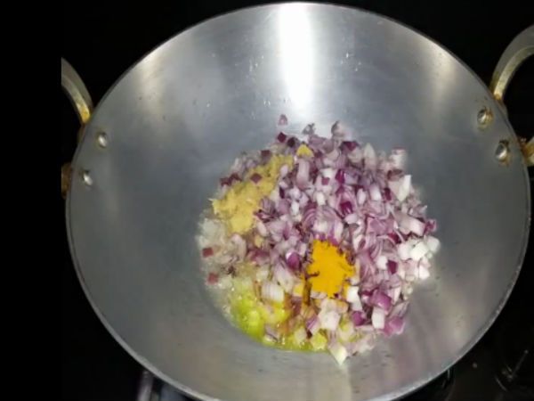 sauet onions and paste