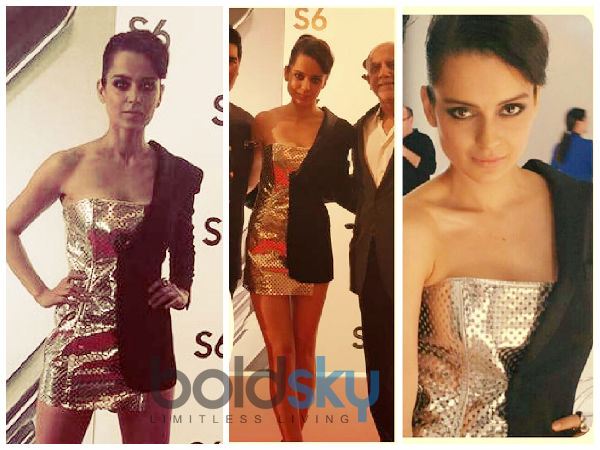 Kangana Ranaut Glitters In Jean Paul Gaultier Dress