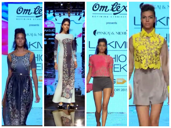 Lakme Fashion Week 2015 | LFW 2015 Summer Resort Day 4 | by Pankaj & Nidhi At LFW 2015 Lakme Fashion Week 2015 | LFW 2015 Summer Resort Day 4 | by Pankaj & Nidhi At LFW 2015