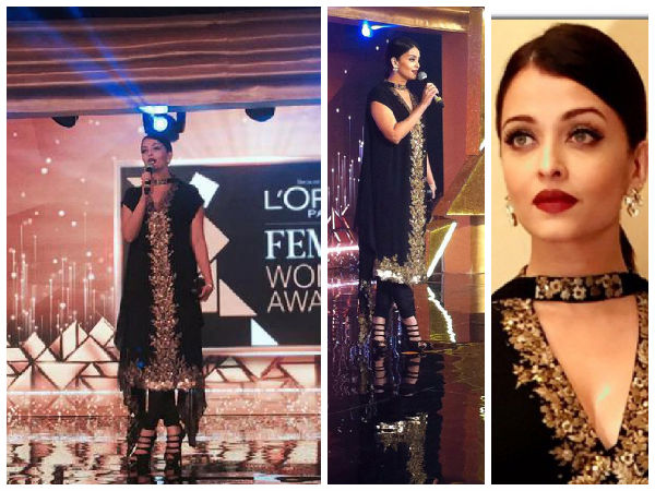 L'oreal x Femina Women of Worth Awards | Aishwarya Rai In Sabyasachi | Aishwarya Rai In Black L'oreal x Femina Women of Worth Awards | Aishwarya Rai In Sabyasachi | Aishwarya Rai In Black