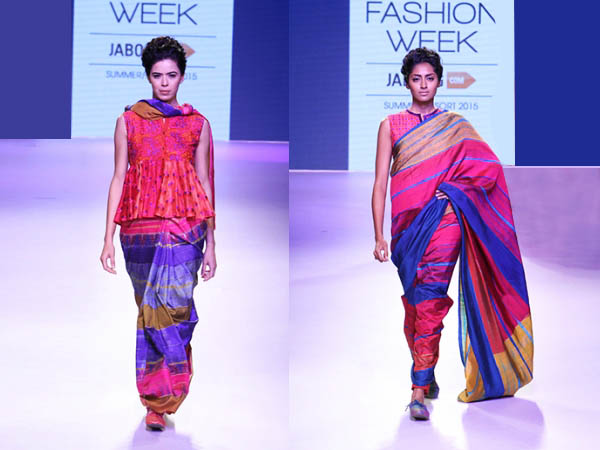 Sarees Lakme Fashion Week 2015| Most Desired Sarees LFW2015| Reinventing Sari 2015| Sari Motifs LFW 2015