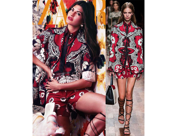 Jacqueline Fernandez Harper's Bazaar| Jacqueline Fernandez Magazine Cover| Jacqueline Fernandez Photo Shoot| Magazine Cover April 2015