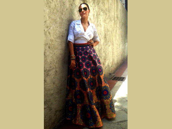 Neha Dhupia In Neha Agarwal| Lakme Fashion Week 2015| Karishma Kapoor Lakme Fashion Week 2015