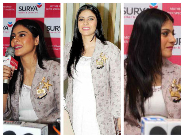 kajol in white dress