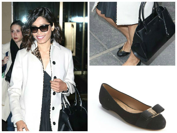 freida pinto's Salvatore Ferragamo shoes freida pinto's Salvatore Ferragamo shoes
