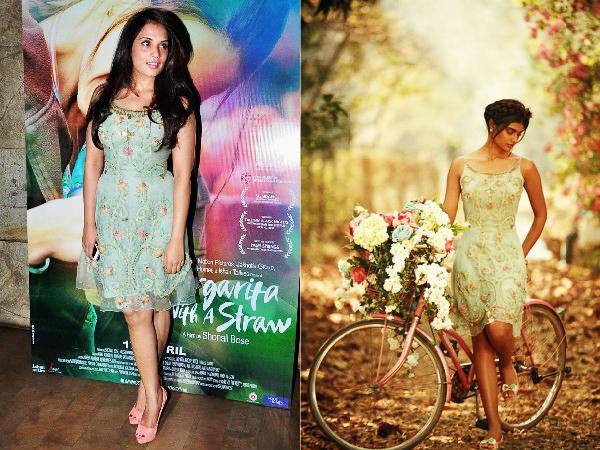 Richa Chadda In Diva'ni Dress| Richa Chadda Dresses| Richa Chadda Dress For Screening Of Margarita With A Straw| Richa Chadda Style