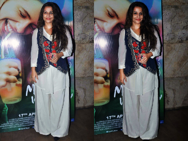 Vidya Looks Classic In An Ivory Kameez 2
