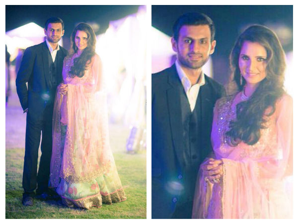 Sania Mirza Looks Beautiful In Anushree Reddy Lehenga