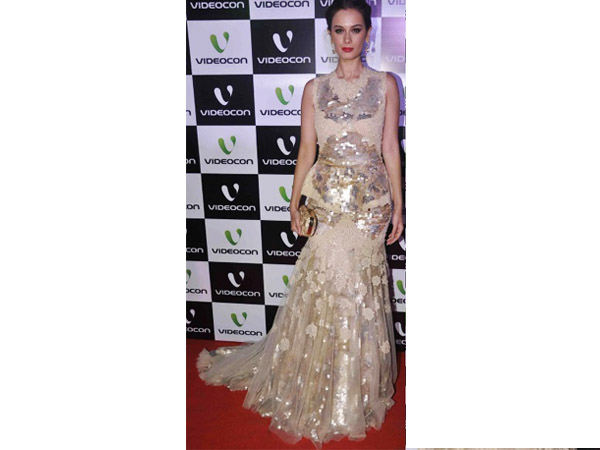Evelyn Sharma In Rocky S| Evelyn Sharma In Gehna, evelyn sharma in metamorphosis, evelyn sharma gowns, evelyn sharma at videocon event.