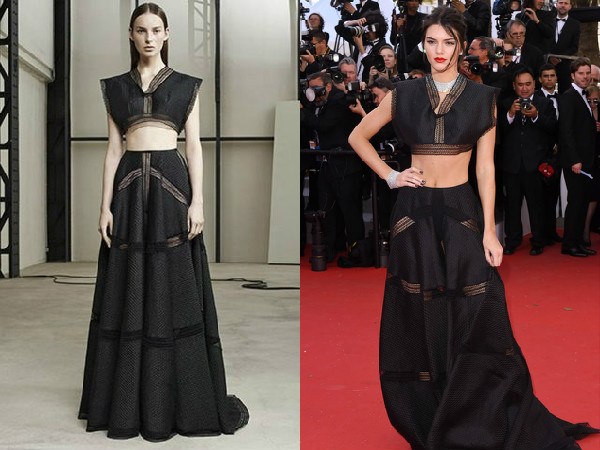 Cannes 15: Kendall Exposed On Red Carpet