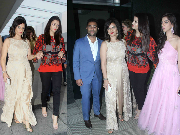 Aishwarya Rai Wearing A Kimono Top| Aishwarya Rai At Nishka Lulla Pre-wedding Party| Aishwarya Rai Dresses Aishwarya Rai Wearing A Kimono Top| Aishwarya Rai At Nishka Lulla Pre-wedding Party| Aishwarya Rai Dresses