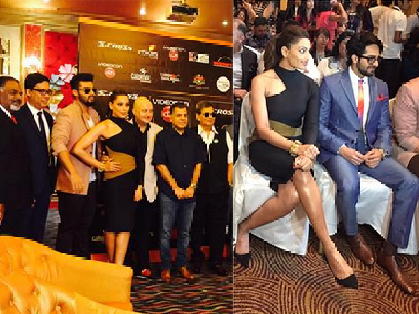 Bipasha Basu Wearing Shivan And Naresh| Bipasha Basu At IIFA 2015| Bipasha Basu In Shivan And Naresh Dress| Bipasha Basu IIFA Dresses