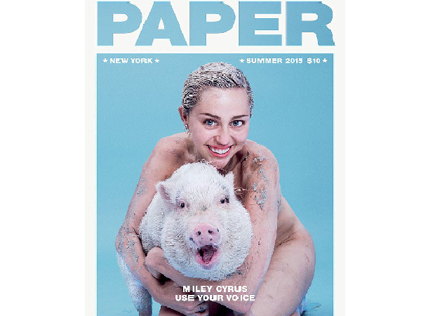 Miley Cyrus's Dirty Pose For Paper Magazine