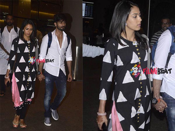 Mira Rajput Snapped In Masaba Kurta