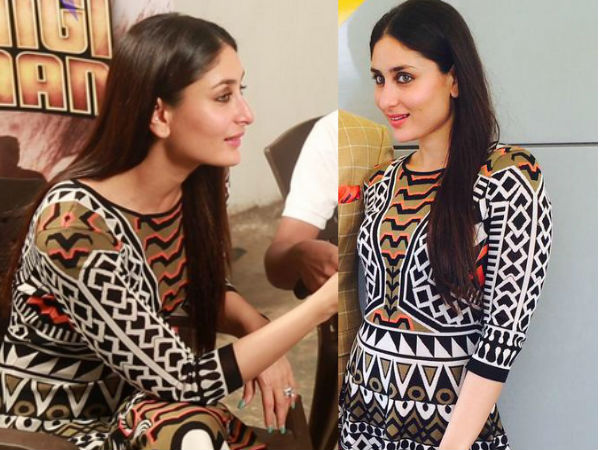 Kareena Kapoor In A Printed Dress At Bajrangi Bhaijaan Promotions Kareena Kapoor In A Printed Dress At Bajrangi Bhaijaan Promotions