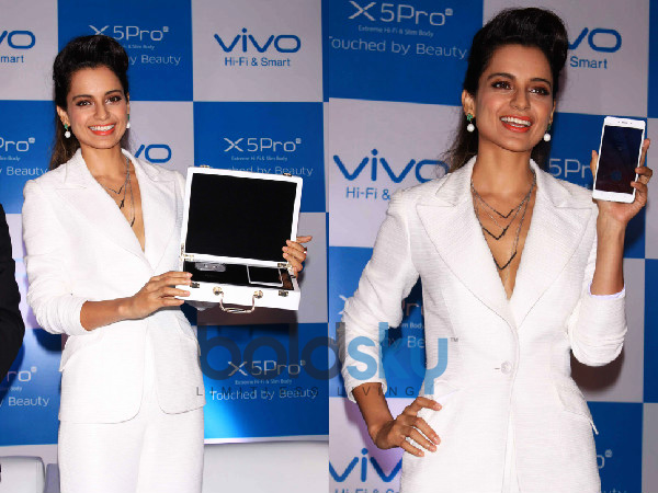 Kangana Ranaut Goes White In A Pant Suit