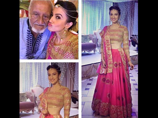 Gauahar Khan Looks Wonderful At Sister Nigaar's Mehendi & Wedding