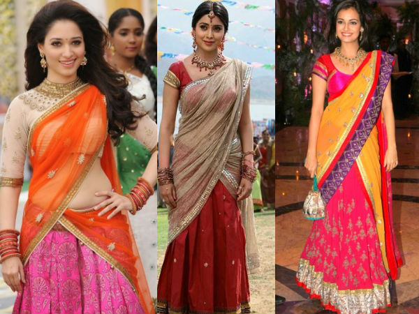 The Ideal Half Saree For Several Occasions