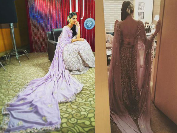 IIJW 2015: Sonam Kapoor Wraps In Shyamal and Bhumika 