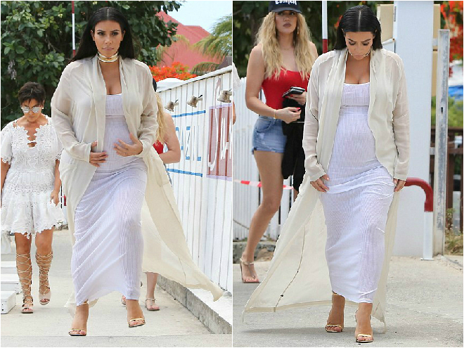 kim kardashian in st barts