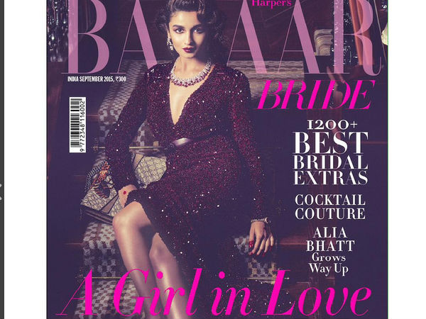 Alia Bhatt Is The Shandaar Modern Bride On Harper's Bazaar's September Issue