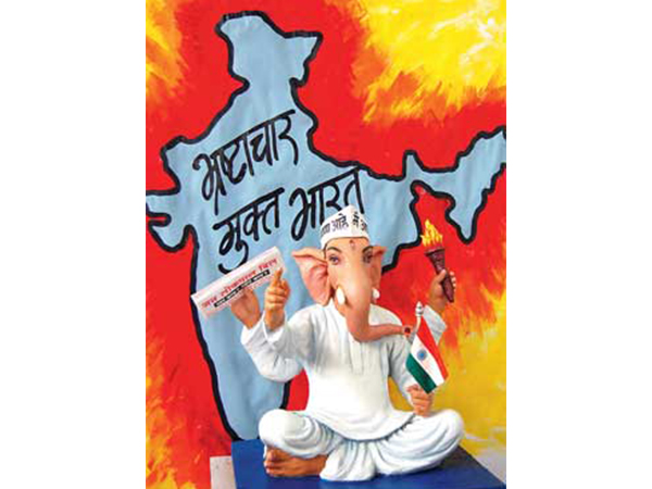 Anna Hazare Ganesha -