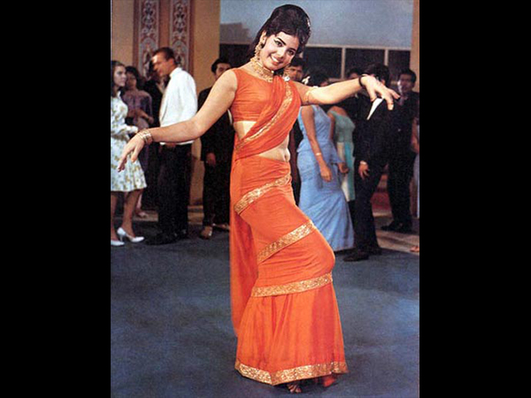 Mumtaz's Saree Look From Bramhachari