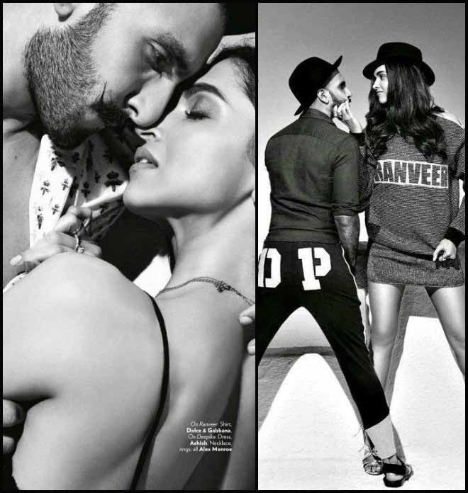 Deepika And Ranveer On Vogue India Cover