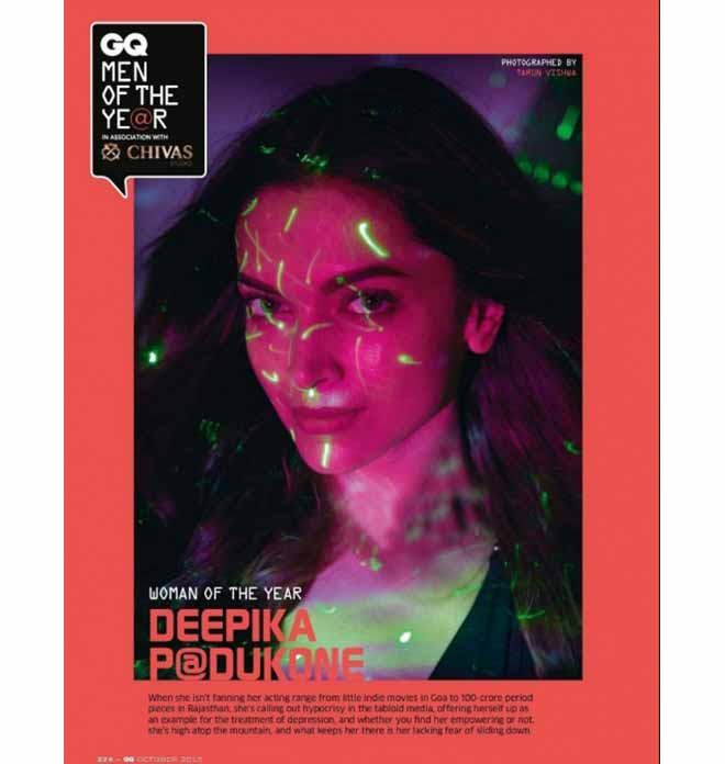 On The Face Of GQ: Deepika Padukone