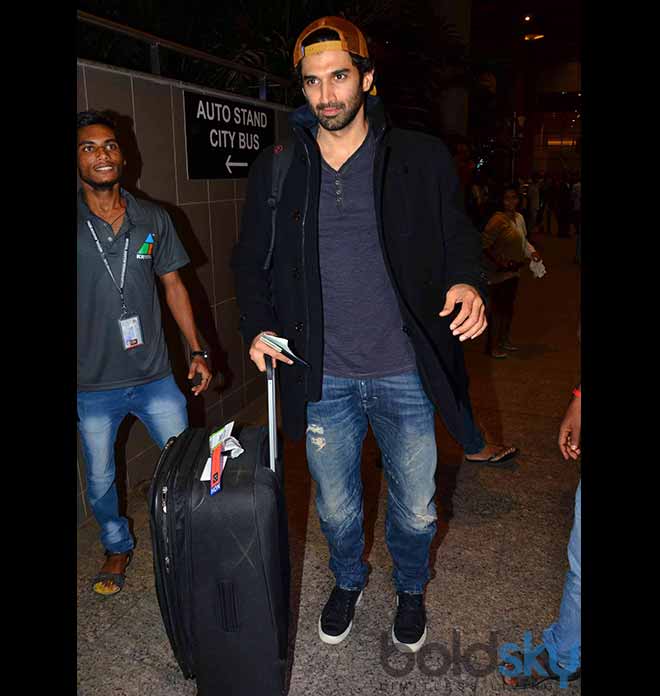 Spotted: Anushka And Aditya 