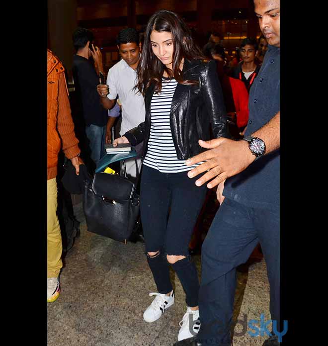 Spotted: Anushka And Aditya 